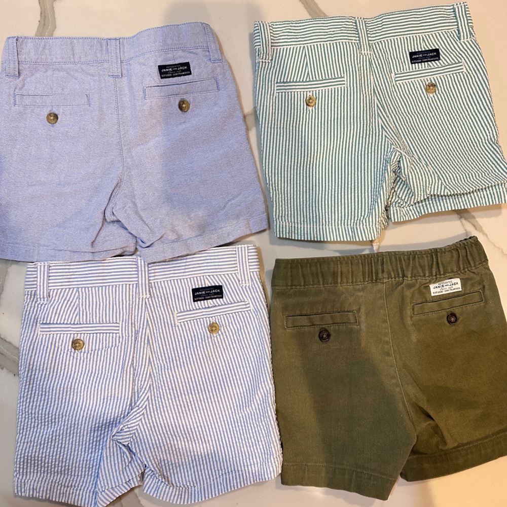 *4 PAIRS* Janie & Jack 2T Shorts